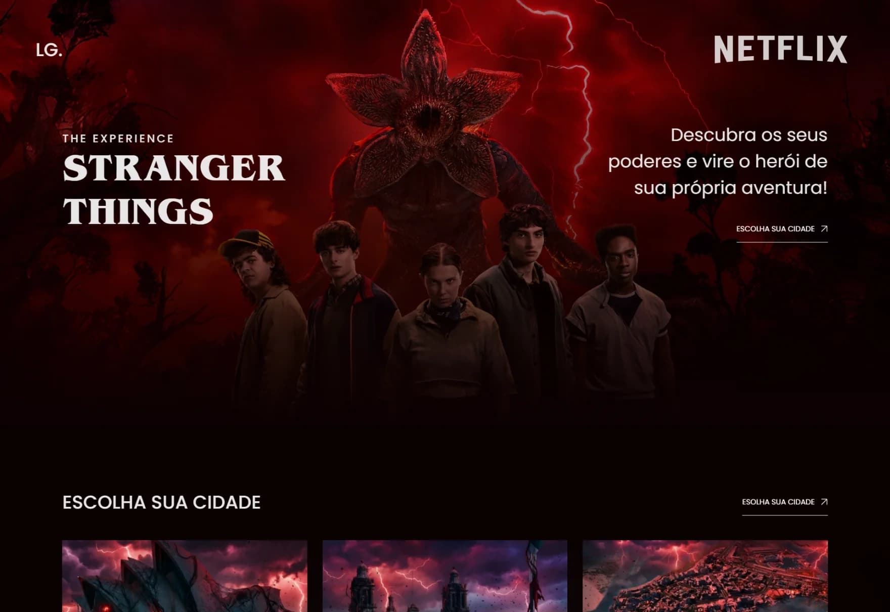 Projeto conceitual: Stranger Things